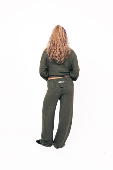 Green Knit Pants