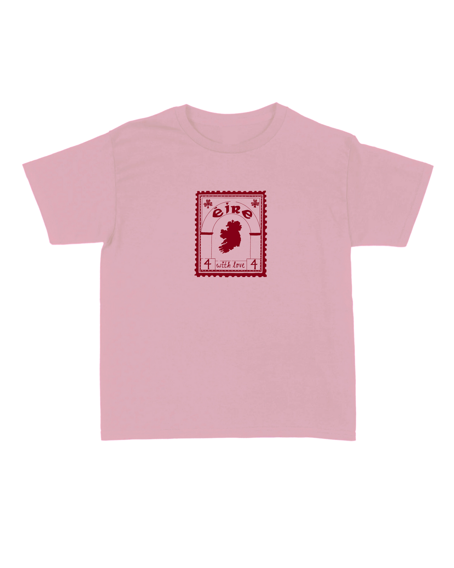 Éire Tee in Baby Pink