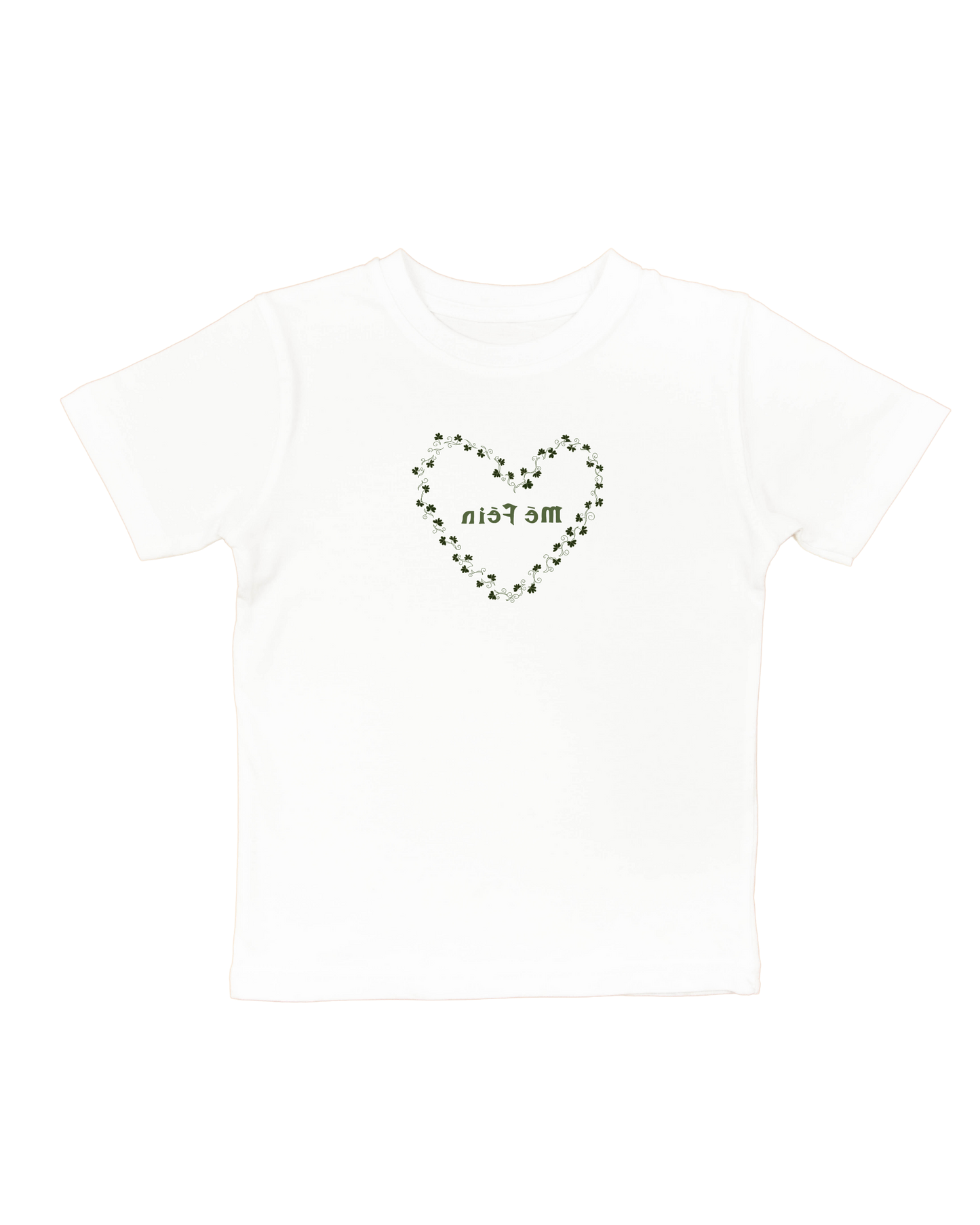 Mé Féin Baby Tee in White