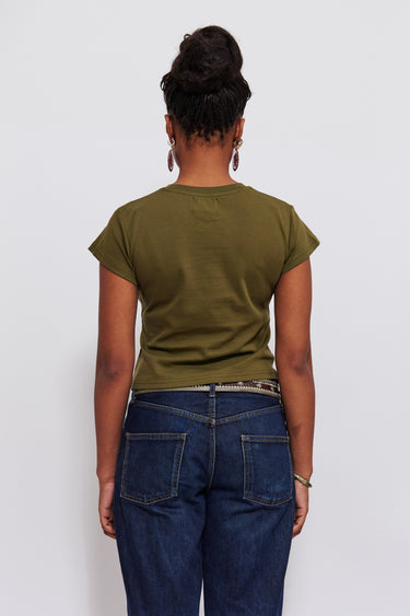Ditsy Tee Green
