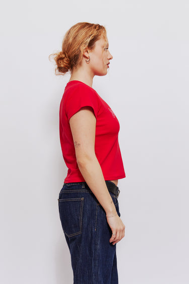 Le Grá Baby Tee Red
