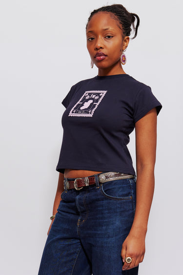 Éire Baby Tee Navy