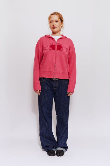 Pink Claddagh Knit Cardigan