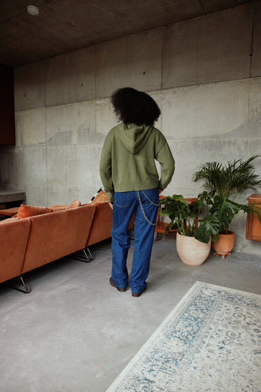 Green Claddagh Knit Cardigan