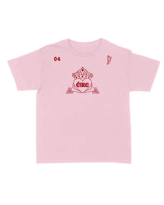 Celtic Claddagh in Baby Pink