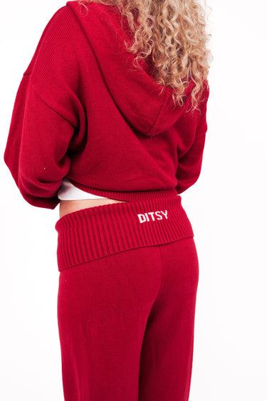 Red Knit Pants