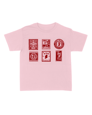 Vintage Stamp in Baby Pink