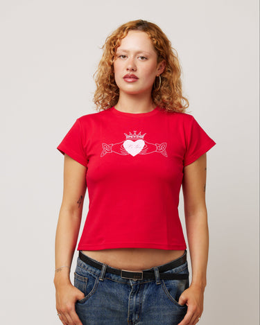 Le Grá Baby Tee Red