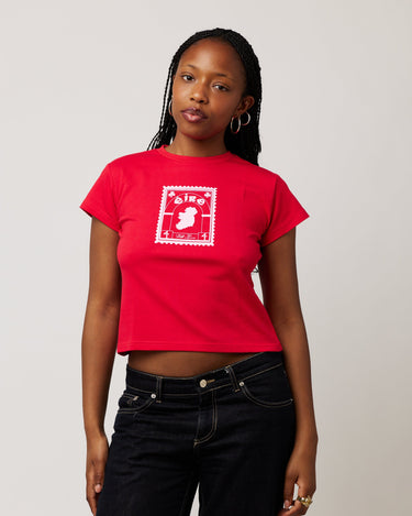 Éire Red Baby Tee