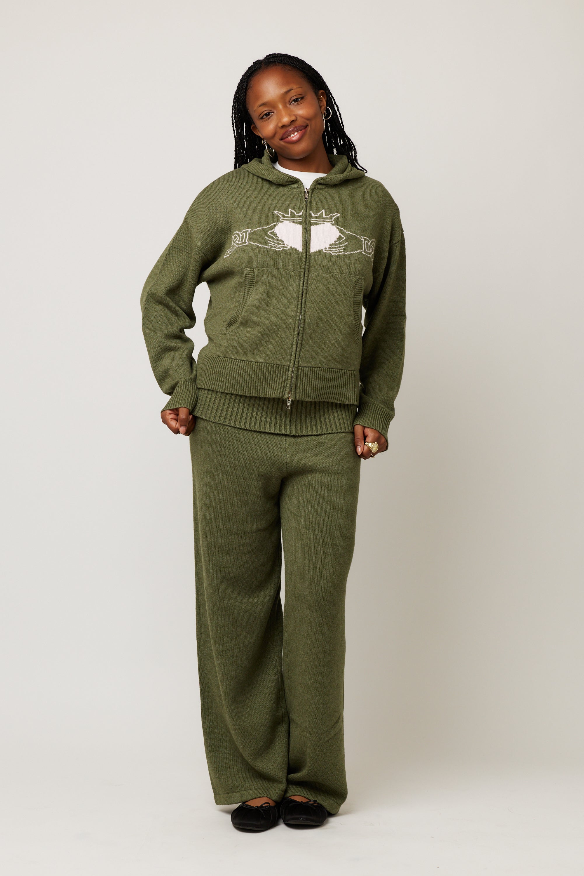 Green Claddagh Knit Cardigan – DITSY BITS LIMITED