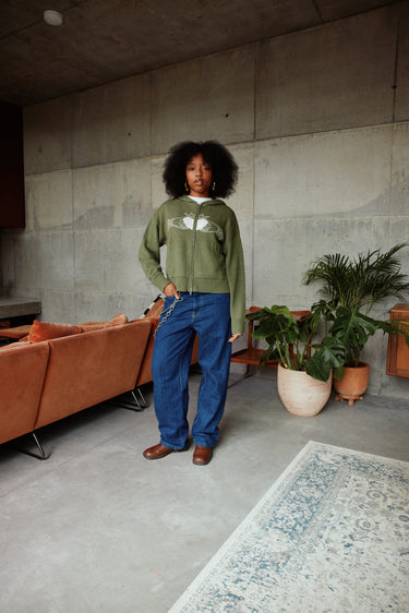 Green Claddagh Knit Cardigan