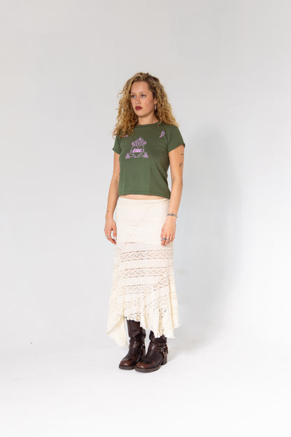 Celtic Claddagh Jersey in Military Green