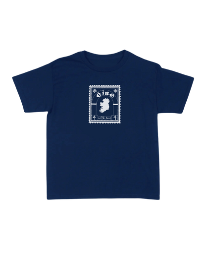 Éire Boxy Baby Tee in Navy