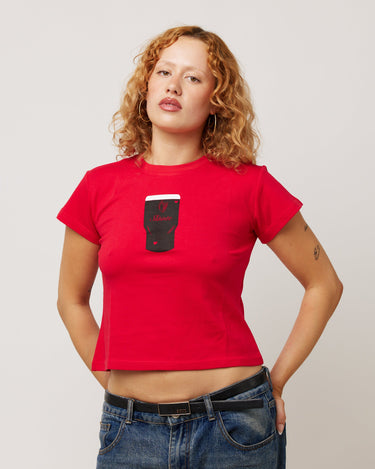 Sláinte Baby Tee Red