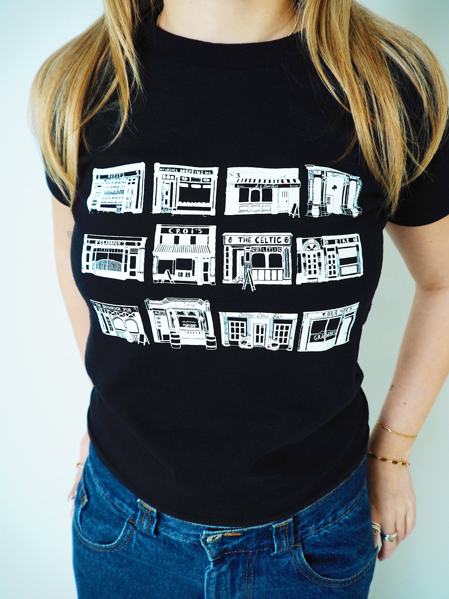 12 Pubs of Ditsy Boxy Baby Tee