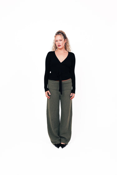 Green Knit Pants