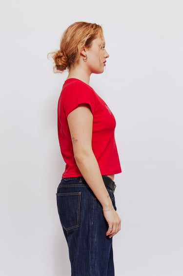 Le Grá Baby Tee Red