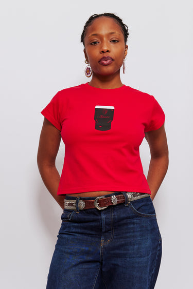 Sláinte Baby Tee Red