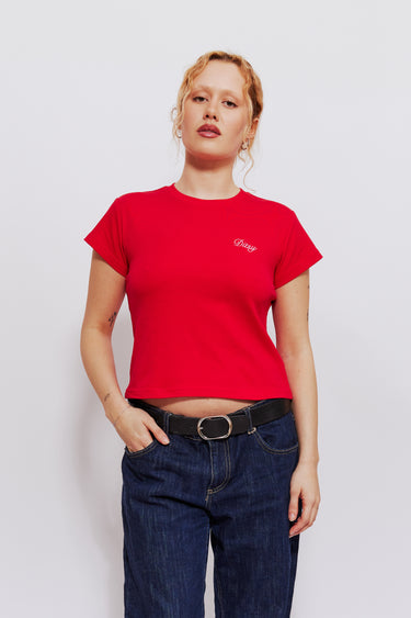 Ditsy Tee Red