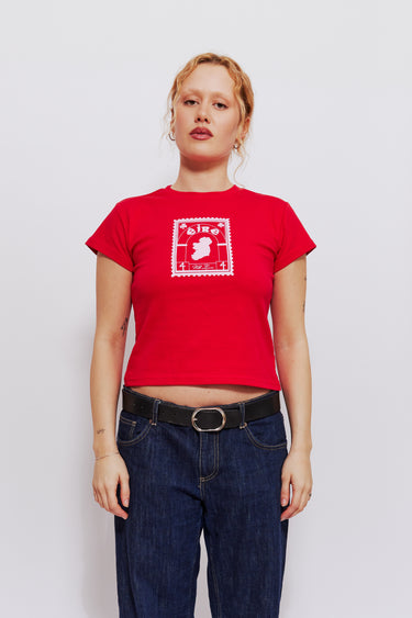 Éire Red Baby Tee