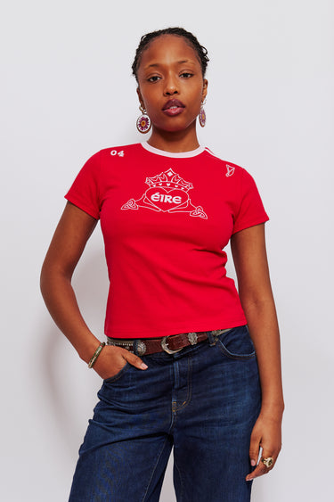 Claddagh Jersey in Red