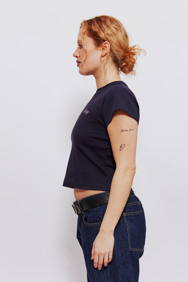 Ditsy Tee Navy