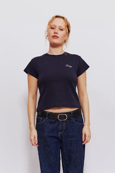 Ditsy Tee Navy